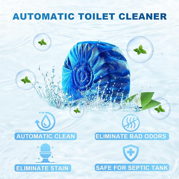 Toilet Bowl Cleaner, Automatic Toilet Tank Cleaner Tablets, Powerful Cleaning - Image 2