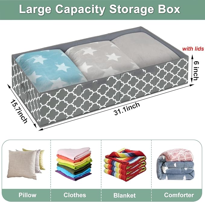 punemi Under Bed Storage Containers Bins - Image 4