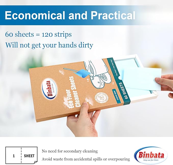 Eco Floor Cleaner Sheets, Safe for Pets & Kids - Image 3