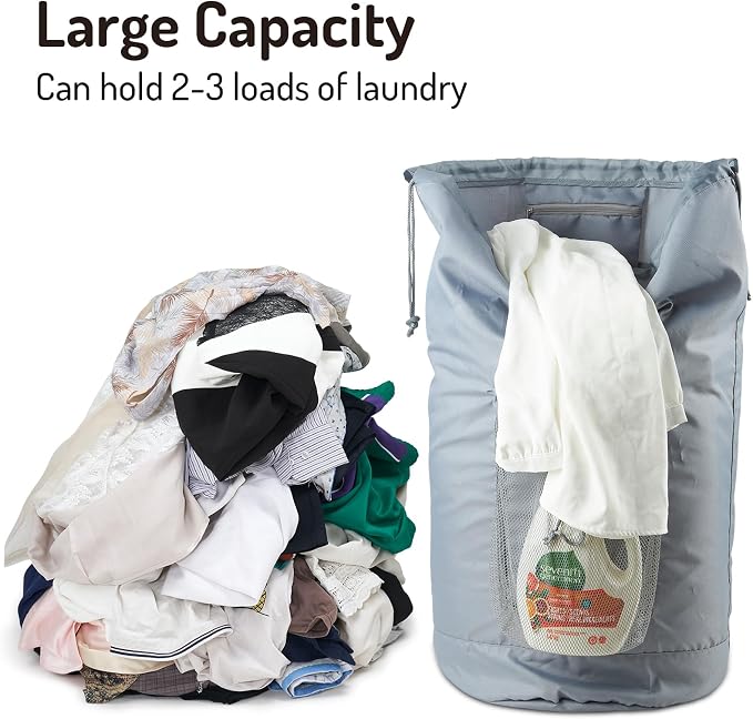 Backpack Laundry Bag, Large Laundry Backpack - Image 6