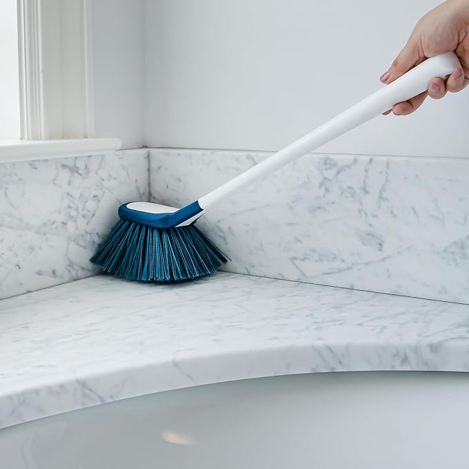 Unger EZ Reach Shower Tub and Tile Scrub Brush, Crevice Bathroom Cleaning - Image 5