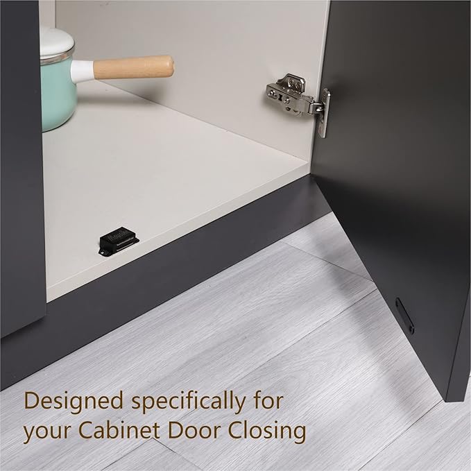 Mousike Cabinet Magnets 30lb Black Door Magnets - Image 7