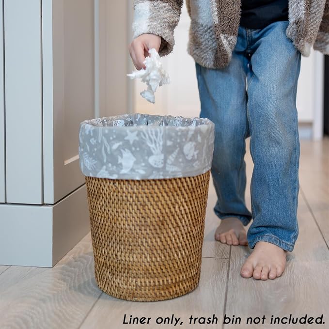 Happy Haven Trash Bags for 2, 4 Gallon Trash Can, Small Garbage Bags - Image 5