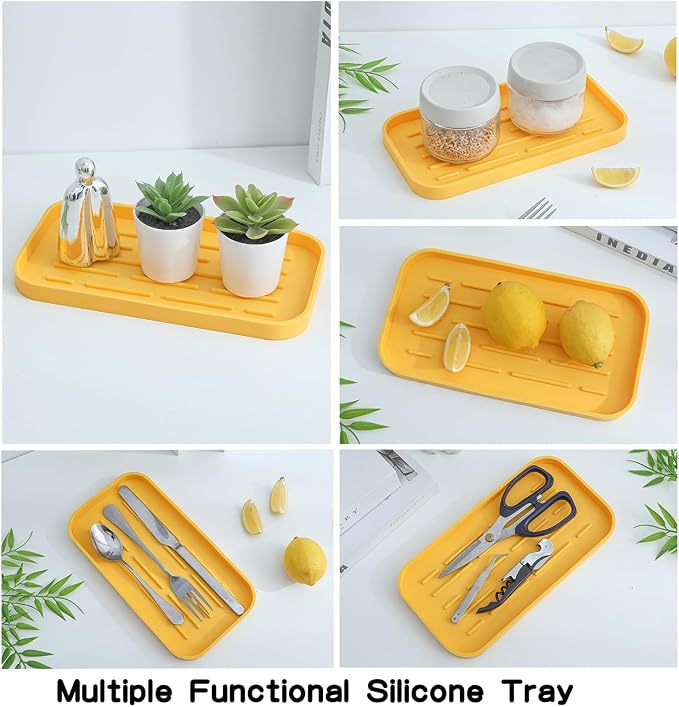 Silicone Kitchen Sink Organizer Tray - Image 5