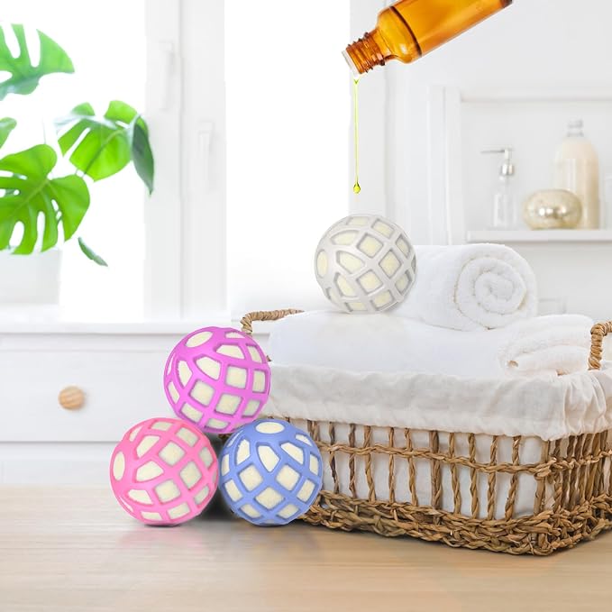 Dryer Balls – Patented Silicone Guard, Natural Wool Core, Super Anti-Tangle & - Image 4