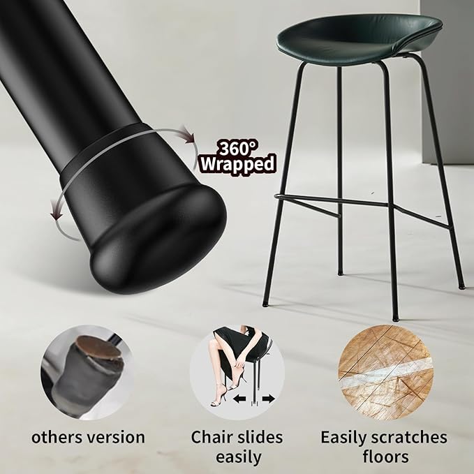 1 Inch Heavy Duty Rubber Chair Leg Caps - Image 3