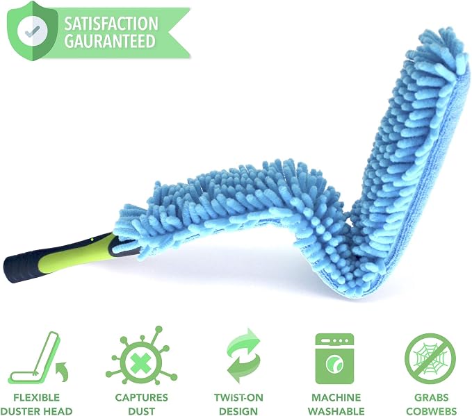 EVERSPROUT 20+ Foot High Reach Flexible Microfiber Ceiling & Fan Duster | - Image 8