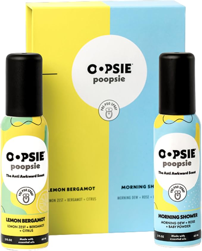 Oopsie Poopsie Pre GO toilet spray, discreet & portable original Pre-poo spray by OopsiePoopsie