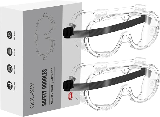 Safety Goggles ANSI Z87.1 by GOL-SIV