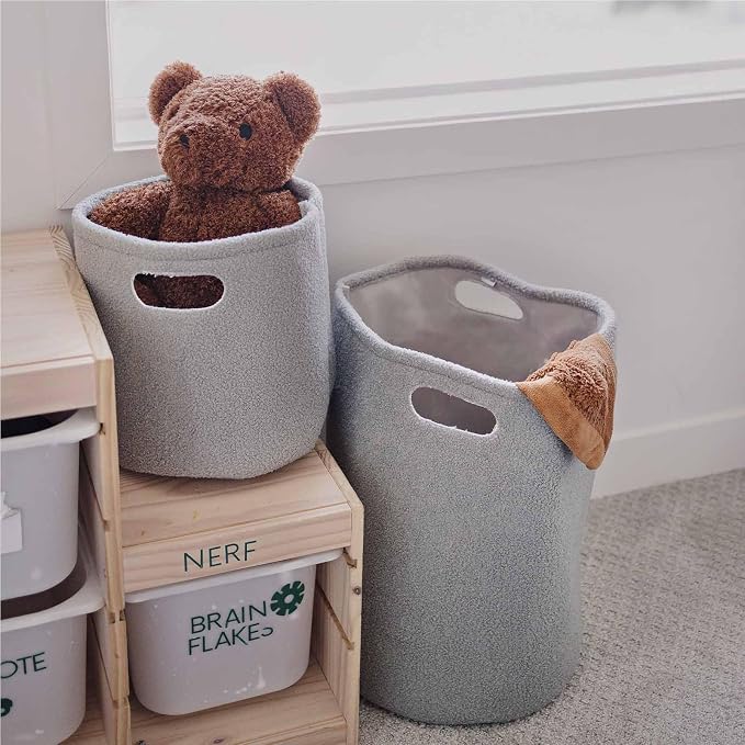 PUTSKA Basket – Round Storage for Toys and Clothes, Stuffed Animals – Soft Baby - Image 4