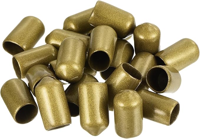 uxcell 20pcs Rubber End Caps 9mm ID Vinyl Round Tube Bolt Cap Cover Thread - Image 4