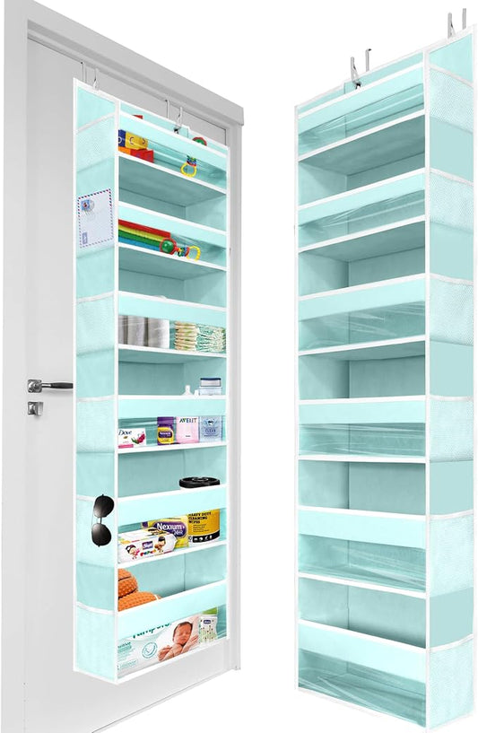 HOMELUX THEORY 1 PC Heavy Duty Over the Door Organizer 55x14x6.7, 6 Large Front by HomeluxTheory