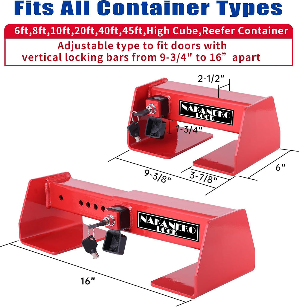 Shipping Container Lock, Semi Trailer Cargo Door Lock, Key Lock