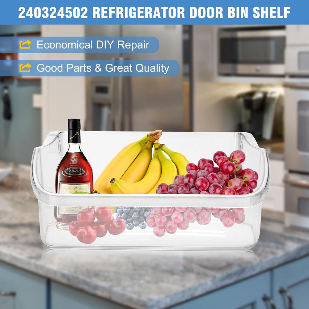 【NEW UPGRADED】 2 Pack 240324502 Refrigerator Door Shelf Bins (Right) for Frig...