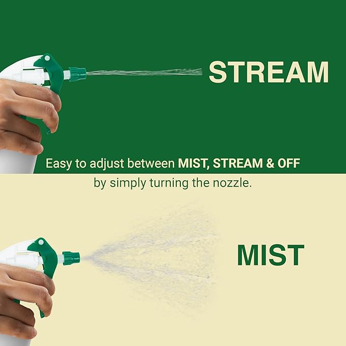 Heluva Green Spray Bottle Nozzle Replacement, Bottle Tops Only - Image 5