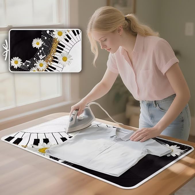 Music Ironing Pad Ironing Blanket Thick Travel Iron Pad Heat Resistant Ironing - Image 3