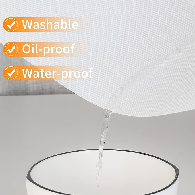 Kitchen Shelf Liner Drawer Liners, Non-Adhesive Refrigerator Liners Waterproof - Image 4