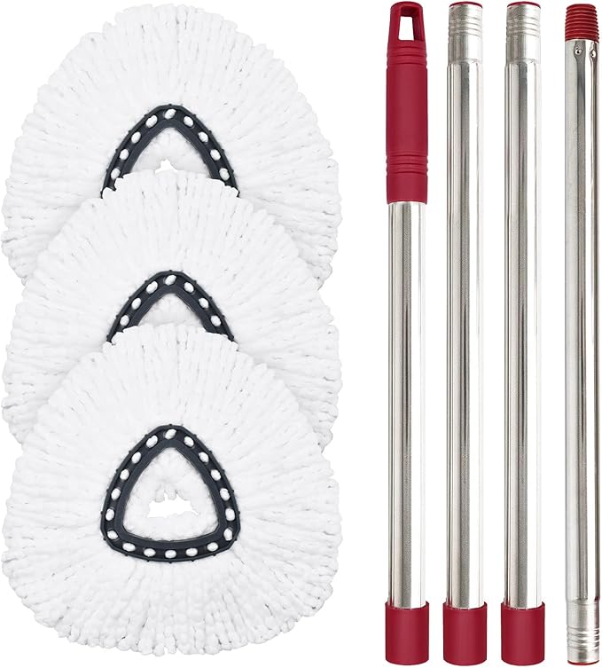 Mop Replace Head for O Cedar, Mop Handle for Ocedar, Mops Heads Replacements by Yuunaie