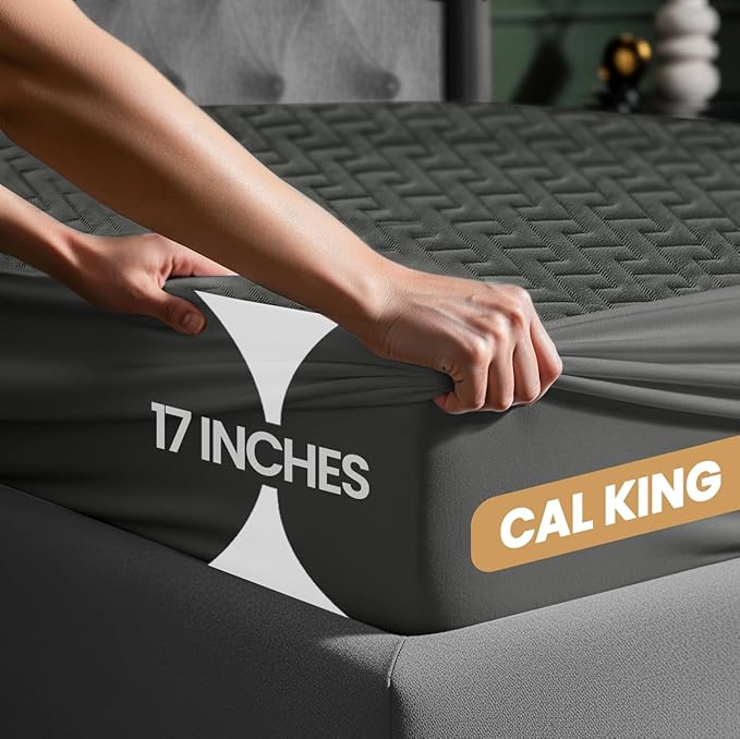 Utopia Bedding Waterproof Mattress Protector California King Size, Premium 3D - Image 2