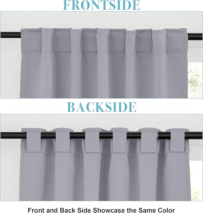 RYB HOME Blackout Curtains for Bedroom - Image 3