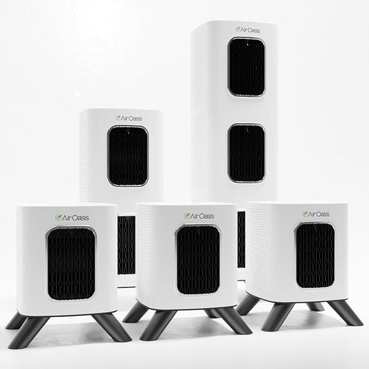 Air Oasis iAdapt 2.0 H13 HEPA Filter Air Purifier | Whole Home Healthy Air by AirOasis
