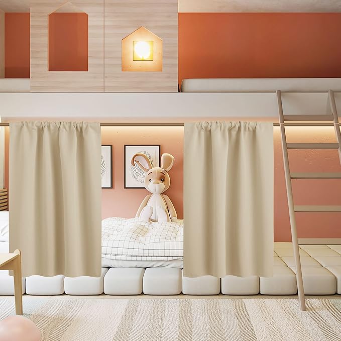 RYB HOME Small Curtains for Kitchen Window by RYBHOME