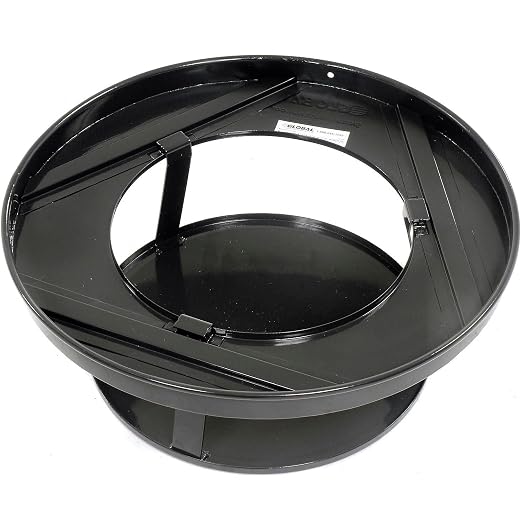 Global Industrial 24 Gallon Heavy-Duty Outdoor Metal Slatted Round Trash - Image 6