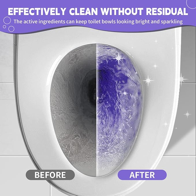Toilet Bowl Cleaner Tablets, Automatic Toilet Bowl Cleaners, Long-Lasting - Image 3