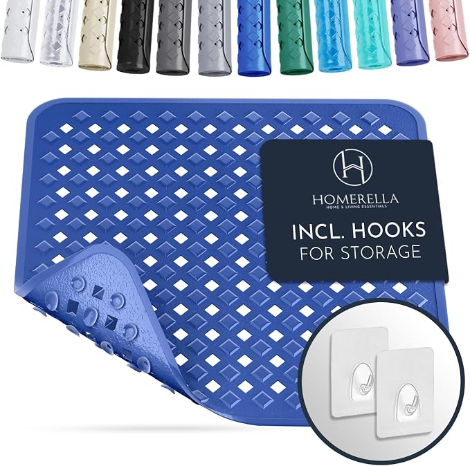 Homerella Anti Slip Shower Mat | Anti Mold Non Slip Bathtub Mat by Homerella