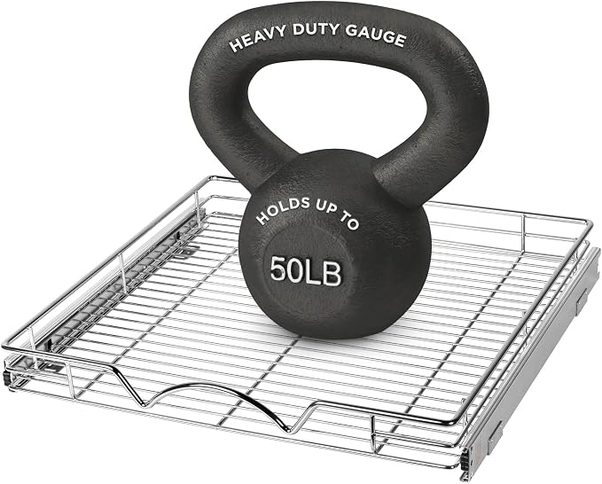 HOLDN’ STORAGE Pull Out Cabinet Organizer, Heavy Duty Caddy w/Lifetime Limited - Image 3