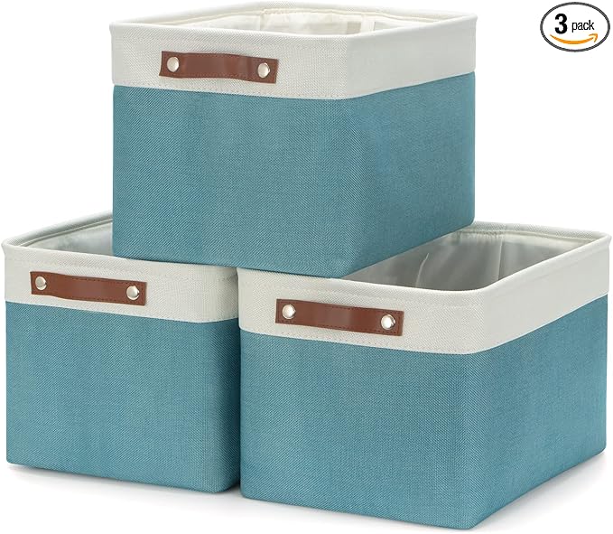 HNZIGE Storage Baskets Bins Large Shelf Baskets by HNZIGE
