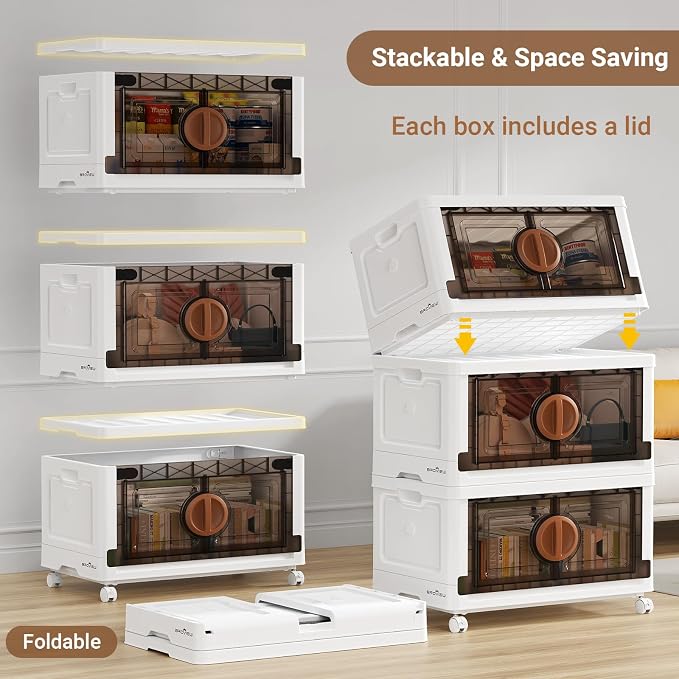 BROVIEW 480Qt Lockable Stackable Storage Bins - Image 8