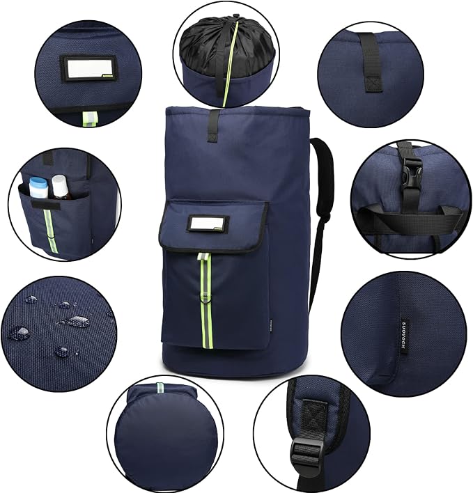 laundry bag backpack, extra-large heavy duty laundry bags, laundry backpack - Image 3