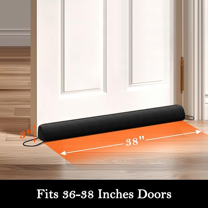 Sunolga 38" Door Draft Stopper Blocks Hot and Cold Air - Image 2