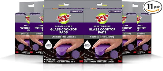 Scotch-Brite Glass Cooktop Pads, Scratch-Free & Non-Abrasive Scrubbers by Scotch-Brite
