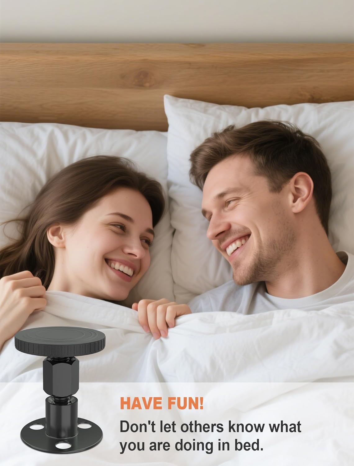 4PCS Adjustable Threaded Bed Frame Anti-Shake Tool, Upgraded Headboard stoppers with Free Furniture Pads, Easy Installation Bedside Anti-Shake Tool for Headboards, Cabinets and Sofas, 1.18-4.13in