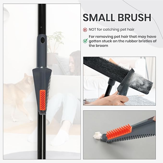 MAVRIZ Rubber Broom Carpet Rake - Image 7
