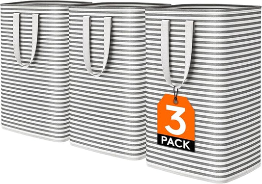 Lifewit 3 Pack Laundry Hamper Large Collapsible Laundry Baskets, Freestanding by Lifewit