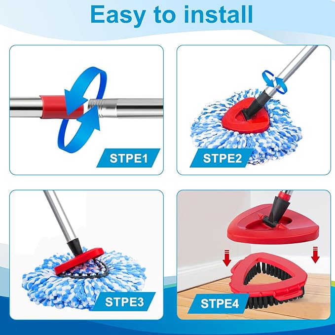 8-Pack Reusable Mop Head Replacement - Image 6