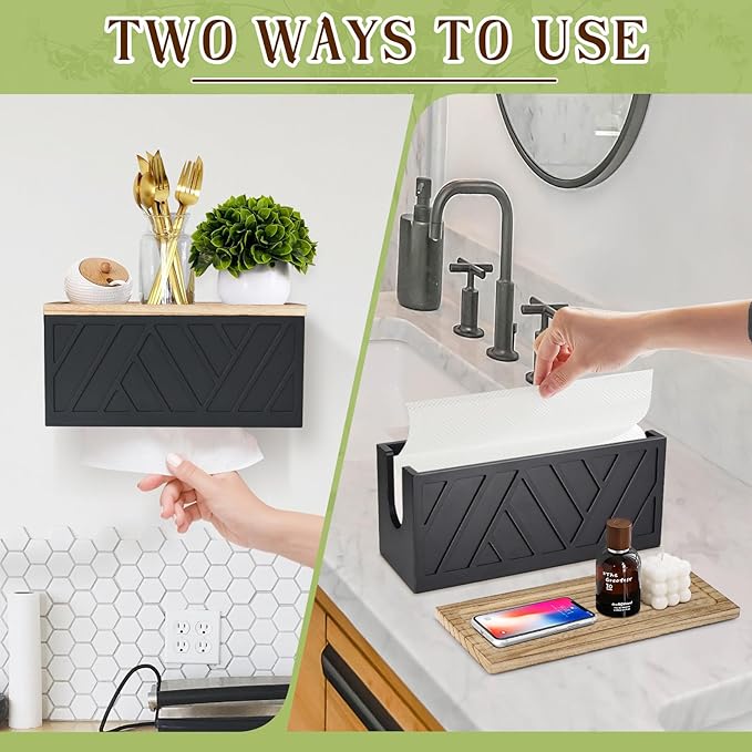 Paper Towel Dispenser Wall Mount, Paper Towel Holder Wall Mounted - Image 5