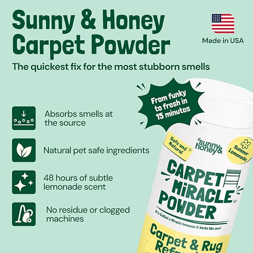 Sunny & Honey Carpet Deodorizer Powder - 20 Oz - Image 2