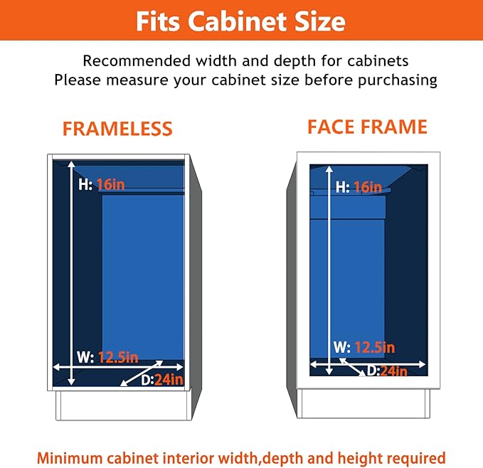 ROOMTEC Individual Pull Out Cabinet Organizer, 2 Tier Spice Rack Organizer - Image 4