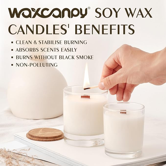 Soy Wax, Waxcanpy Natural Candle Wax, Organic Soy Wax - Image 5