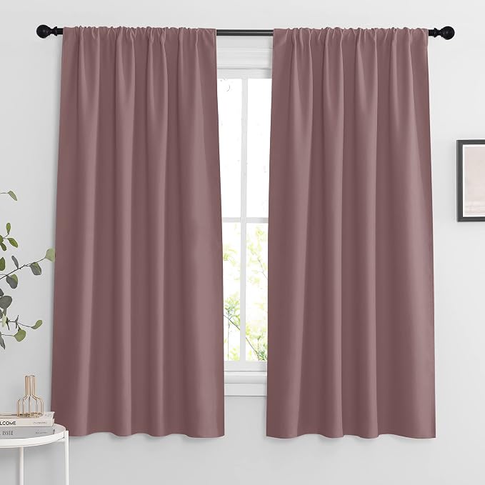 RYB HOME Bedroom Curtains Blackout by RYBHOME