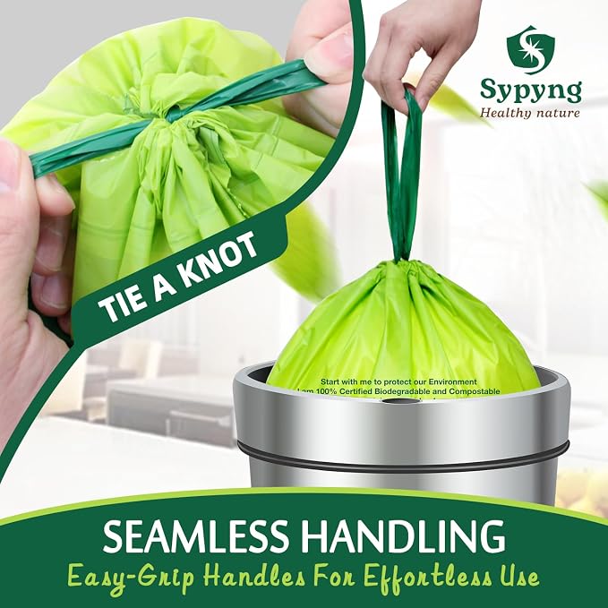 Compostable Kitchen Trash Bags 3-4 Gallon - Image 5