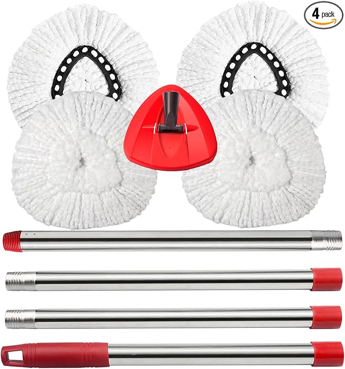 Spin Mop Replacement Head Mop Replace Head Compatible by Fazlynyi