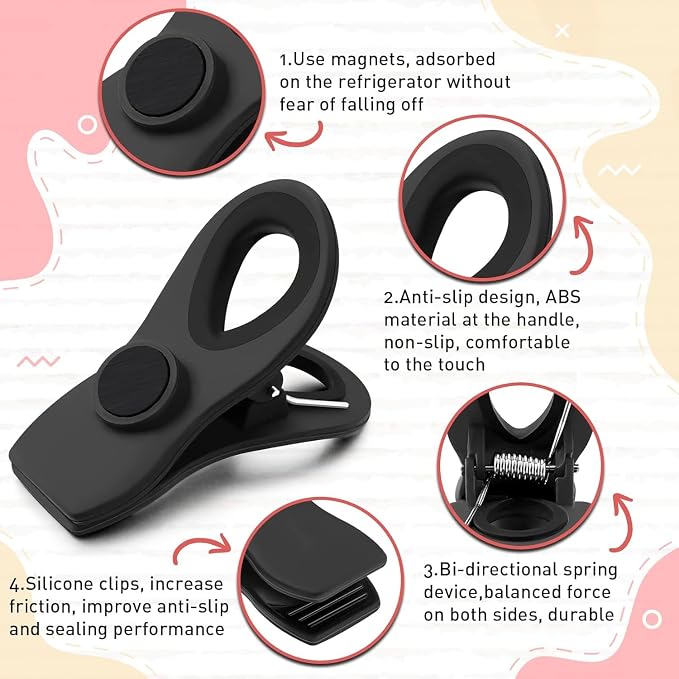FINDMAG 24 Pack Magnetic Chip Clips - Image 2