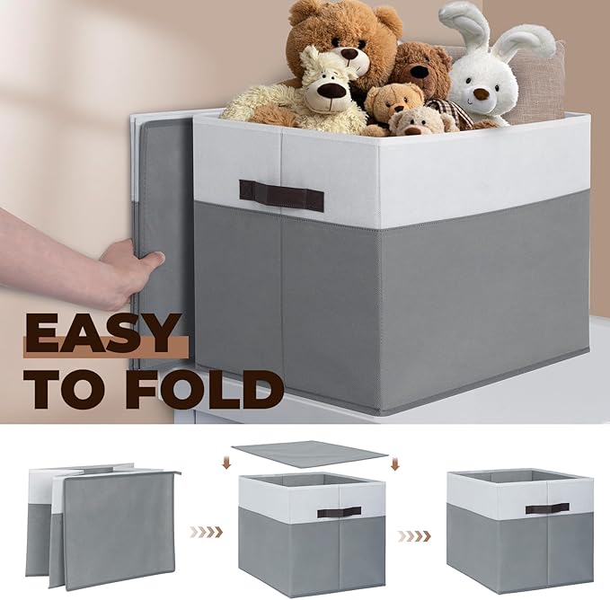 Criusia Extra Large Storage Bins 4 Pack - Image 7