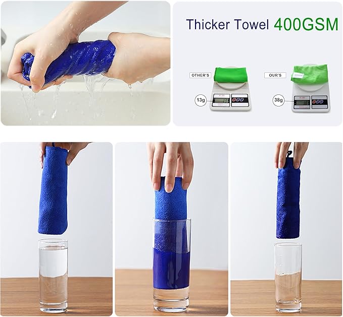 Microfiber Cleaning Cloth for Kitchen Housekeeping Dish Electronics Dust Rags - Image 3