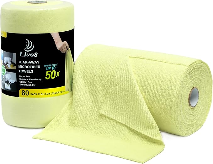 LIVOS Microfiber Cleaning Cloth Roll by LIVOS
